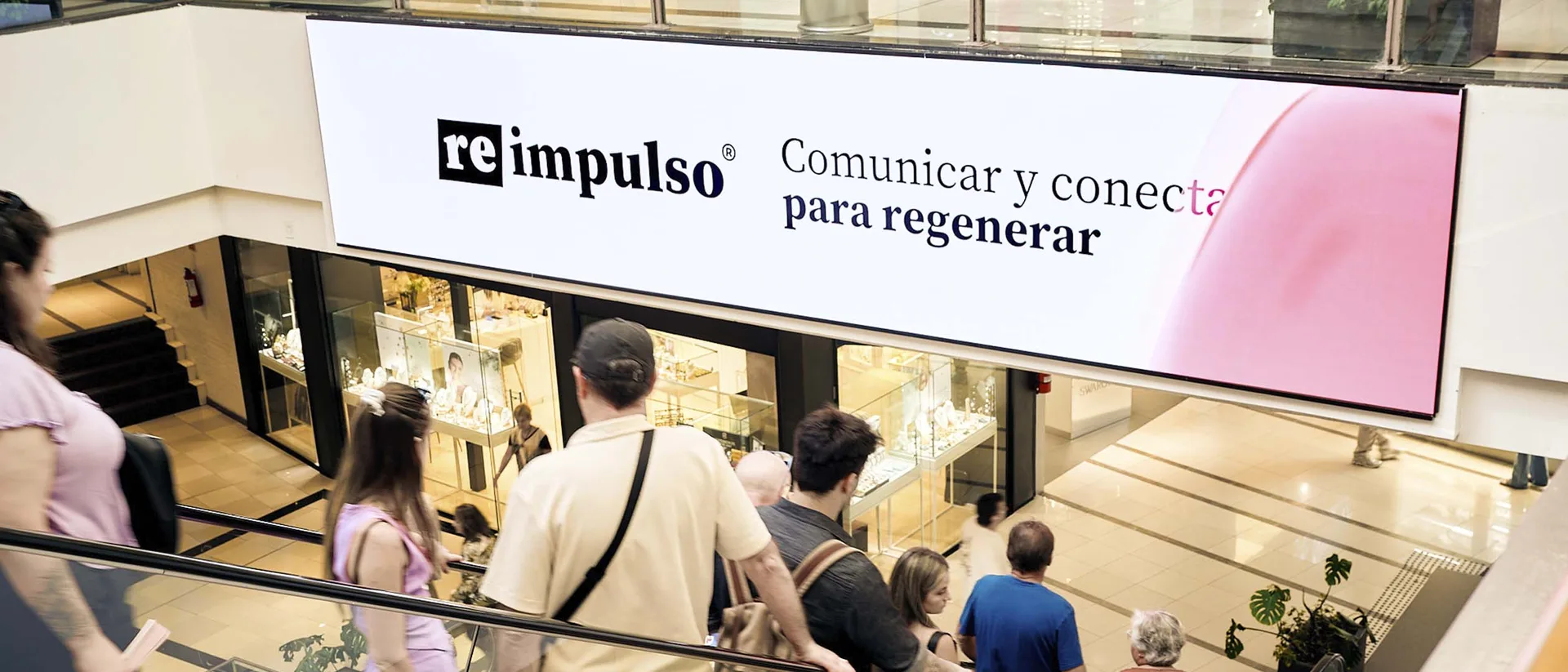 Red de pantallas Reimpulso en funcionamiento